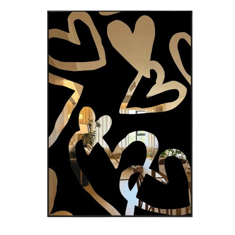 Nordic Abstract Canvas – Framed Modern Wall Art for Creative Interiors