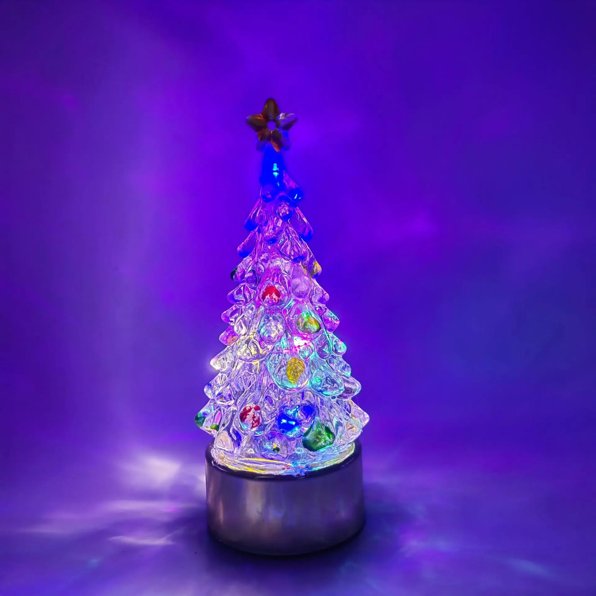 LED Night Lamp Mini Christmas Tree Christmas Luminous Decoration