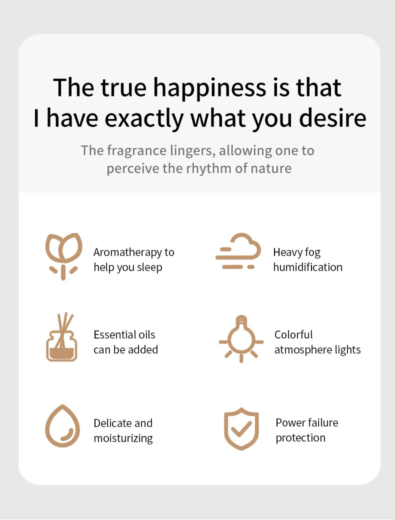 Cute Ghost Ultrasonic Air Humidifier with 7-Color LED