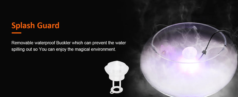 Halloween Mist Maker LED Fogger for Spooky Decorations