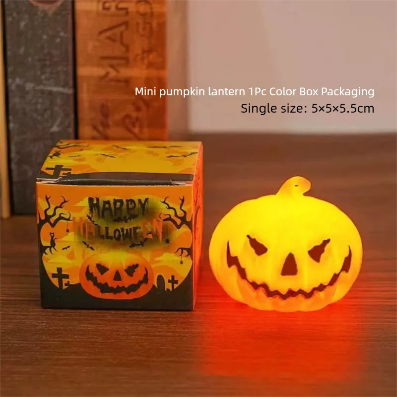 Halloween Pumpkin LED Lamp – Spooky Light for Home Décor