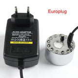 12-Light LED Fog Machine Ultrasonic Mist Maker for Home