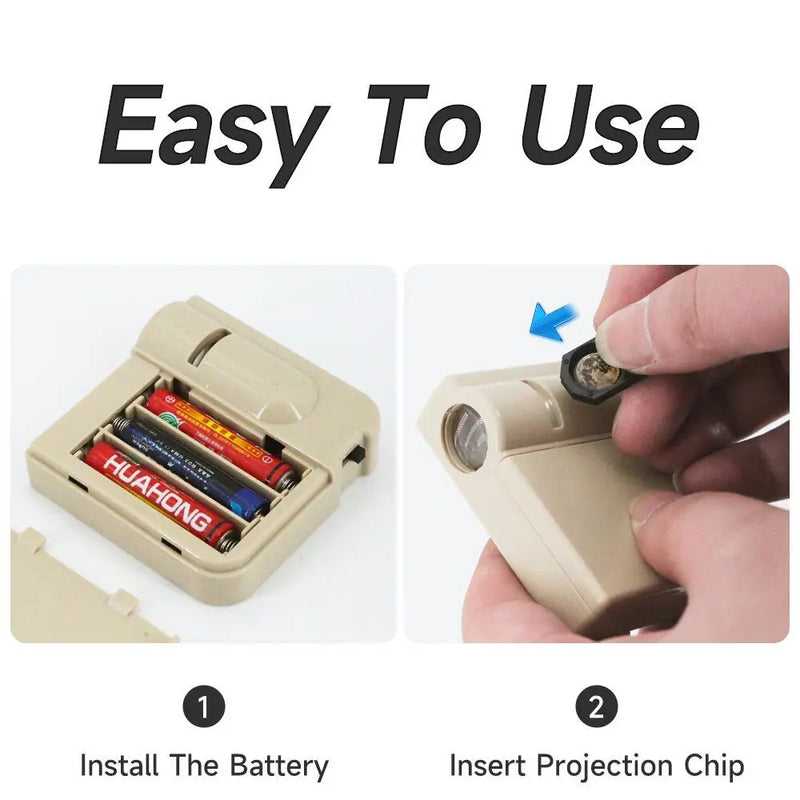 Moon and Planet Projector Mini LED Night Light Lamp