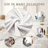 Cozy Harvest Moon Blanket with Ghost and Pumpkin Cushion