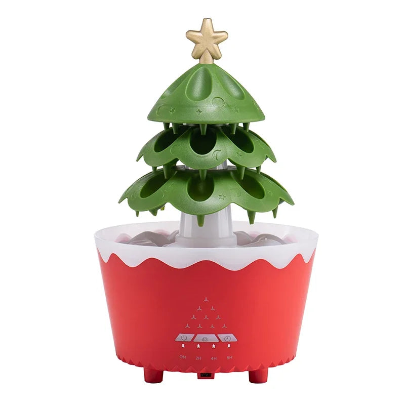 Christmas Tree Aromatherapy Diffuser Water Drip Remote Control