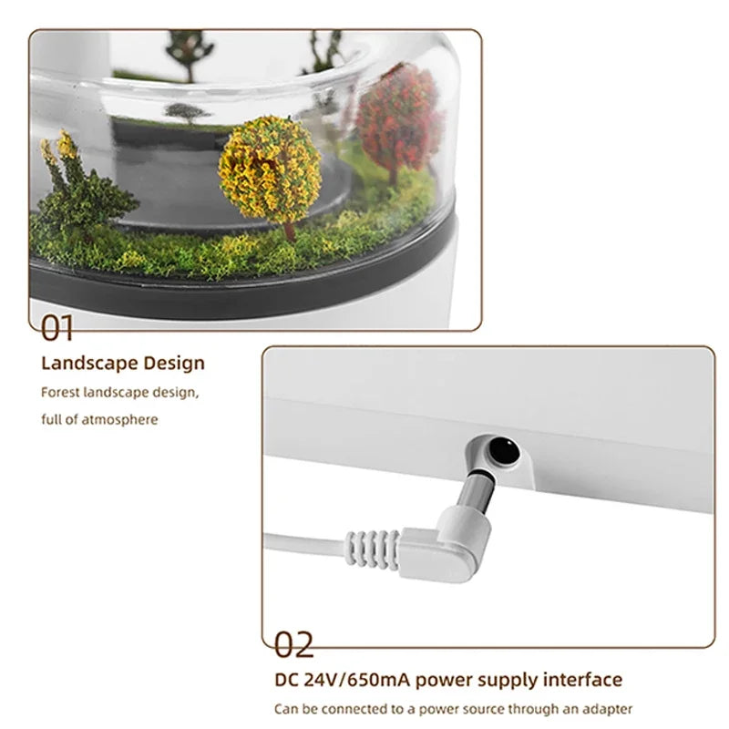 Aesthetic Cloud Humidifier.. LED Rain Diffuser Lamp