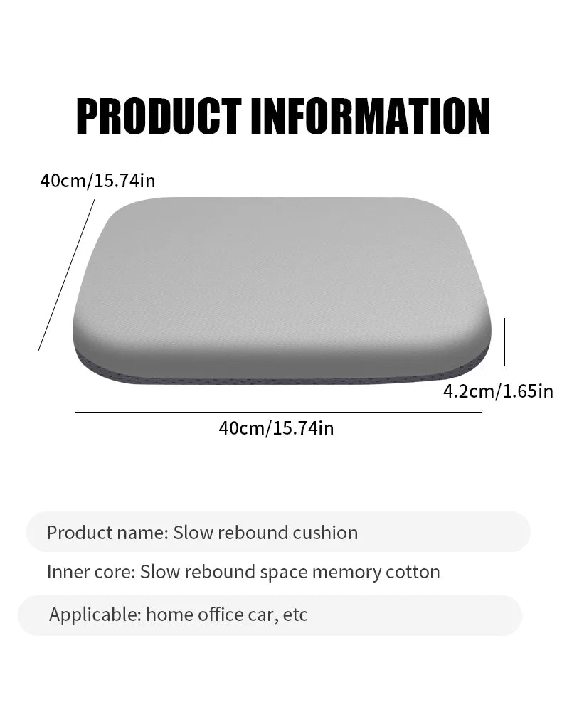High‑Density Memory Foam Seat Cushion Ergonomic for Comfort