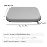 High‑Density Memory Foam Seat Cushion Ergonomic for Comfort