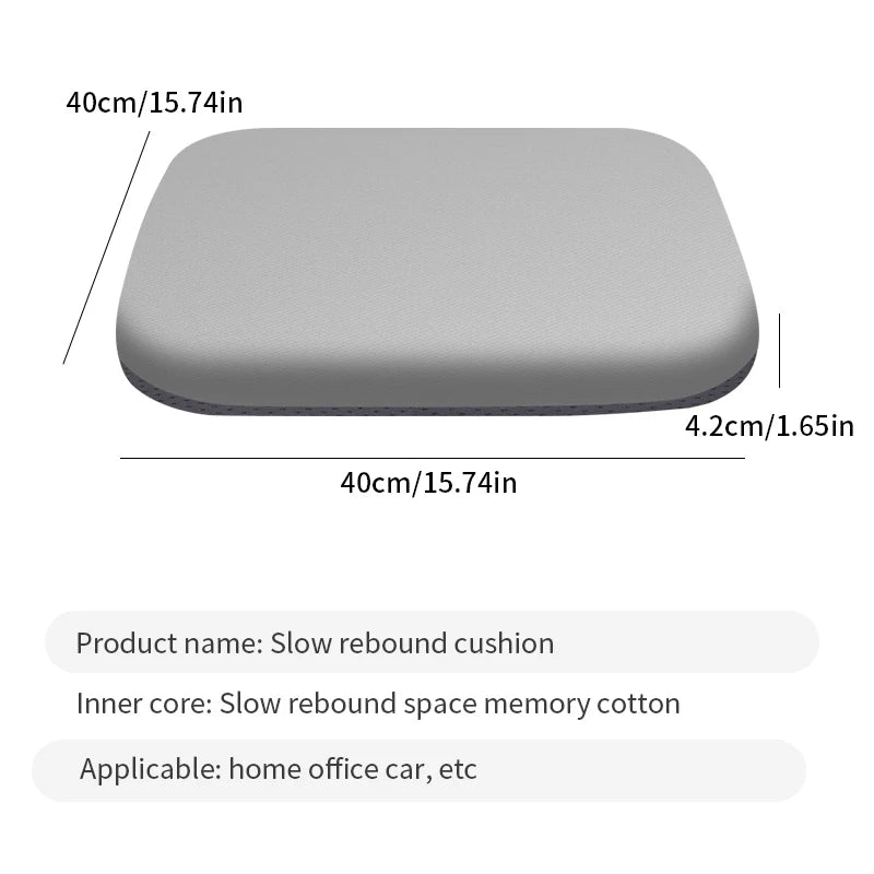 High‑Density Memory Foam Seat Cushion Ergonomic for Comfort