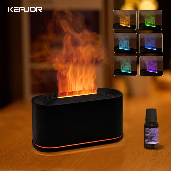 Flame Effect Aroma Diffuser USB Aroma Diffuser for Home