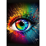 Abstract Eye Canvas Art – HD Print Poster for Modern Interiors