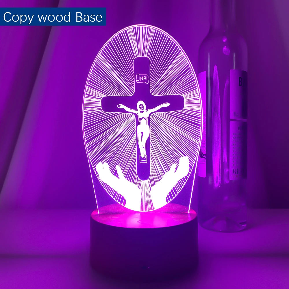 Crucifixion of Jesus Led Night Light