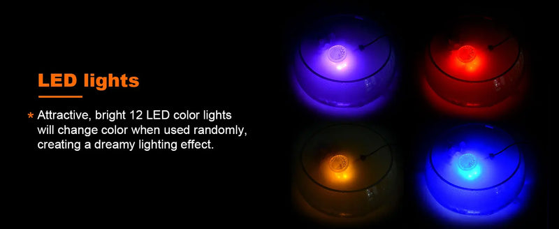 Halloween Mist Maker LED Fogger for Spooky Decorations