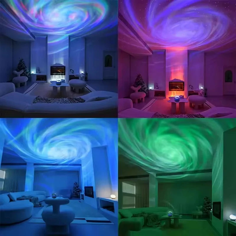 Colorful Galaxy Projector LED Night Light for Bedroom