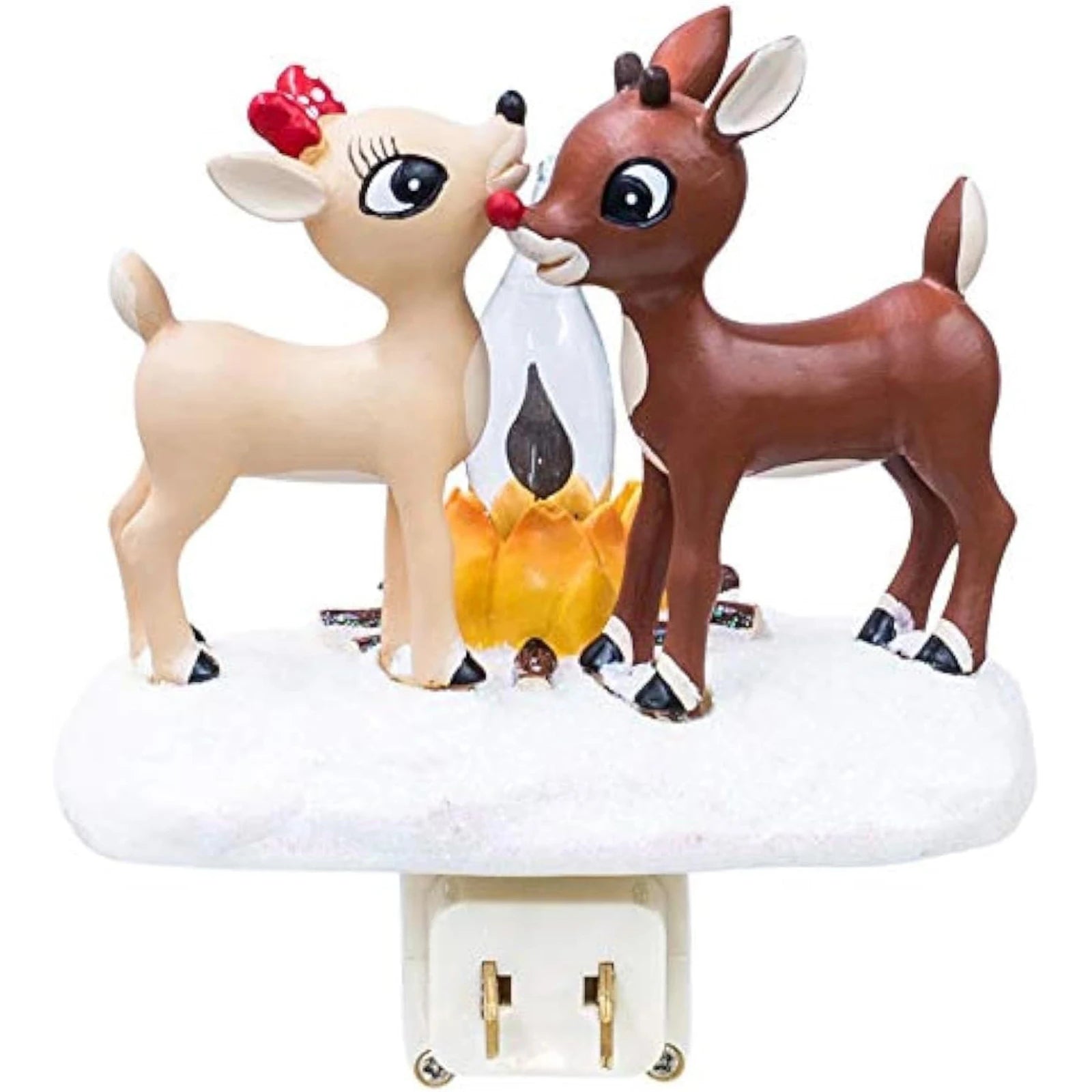YHOPE Cute Christmas Flickering Nightlight