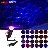 USB Star Projector LED Galaxy Light with Adjustable Modes