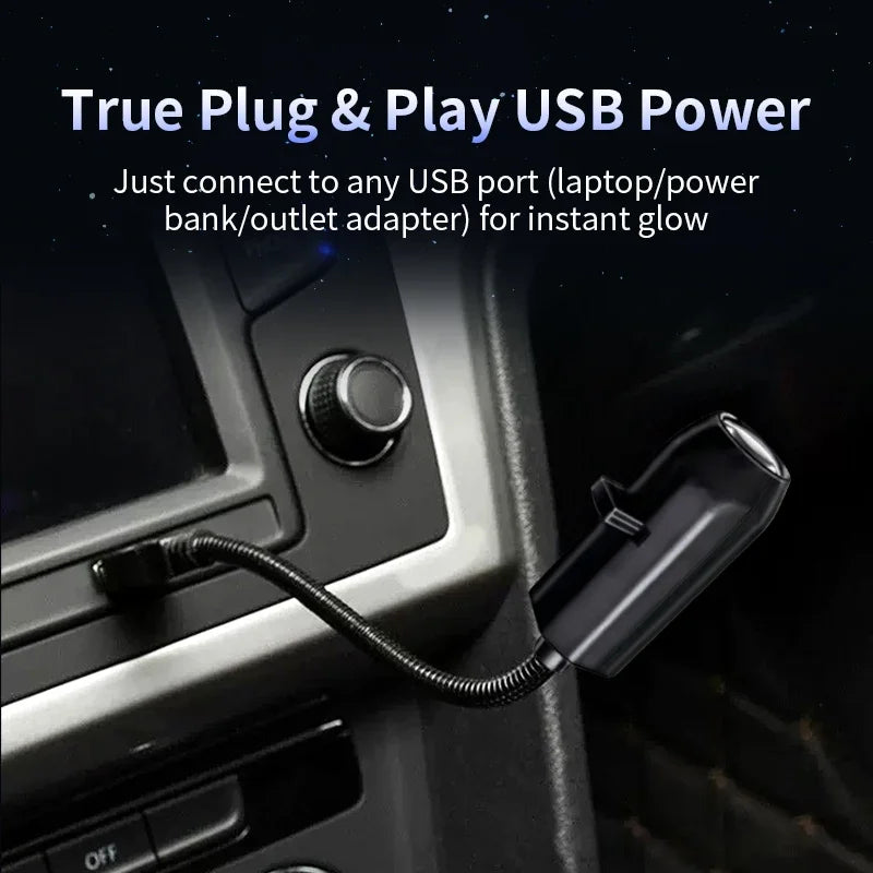 USB Ghost and Skull Rotating Projector Halloween Lamp