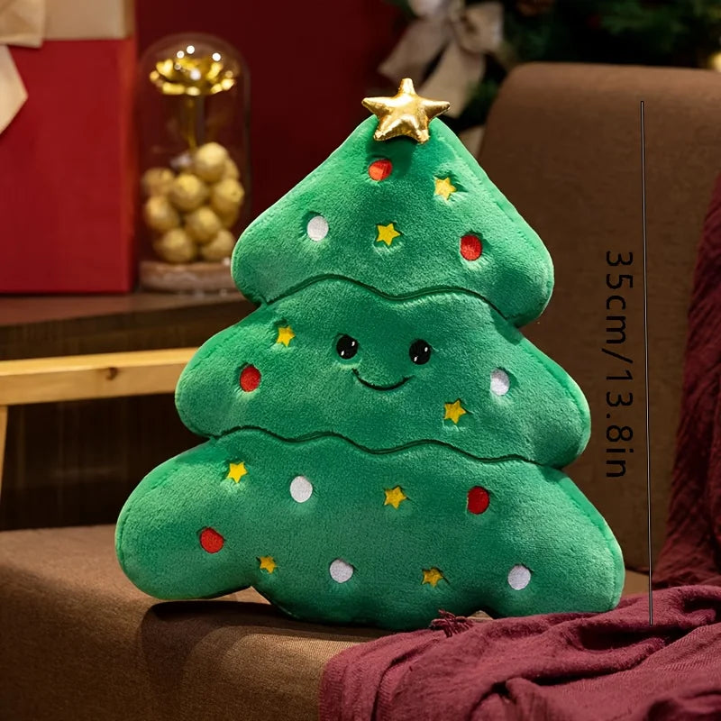 Christmas & New Year's Festive Plush Pillow