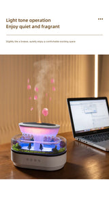 Aesthetic Cloud Humidifier.. LED Rain Diffuser Lamp