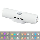 Motion Sensor LED Night Light RGB Magnetic Rechargeable