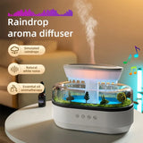 Aesthetic Cloud Humidifier.. LED Rain Diffuser Lamp