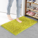 Chenille Bathroom Rug Soft Absorbent Non-Slip Floor Mat