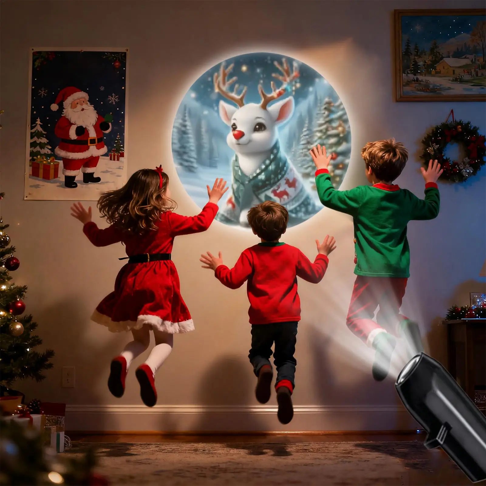 Christmas Projector Lights Outdoor 3 Patterns