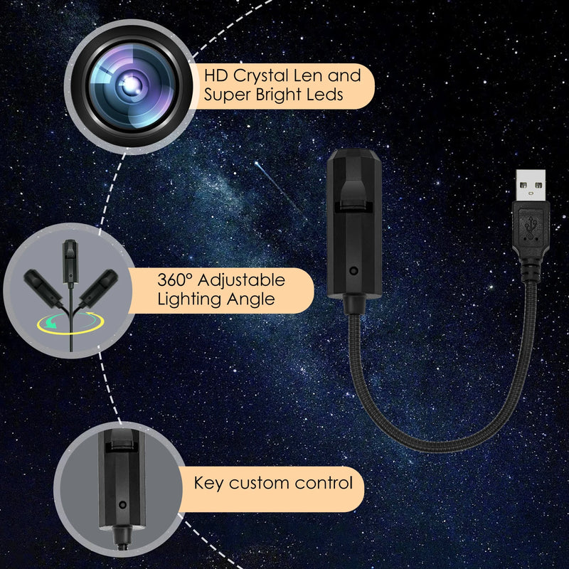 Halloween Skull Projection Light Dynamic LED Night Lamp