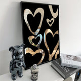 Nordic Abstract Canvas – Framed Modern Wall Art for Creative Interiors