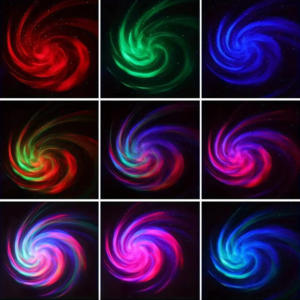 Colorful Galaxy Projector LED Night Light for Bedroom