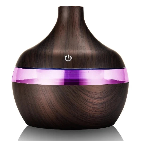 Ultrasonic Aroma Diffuser Wood Grain Electric Essential Oil