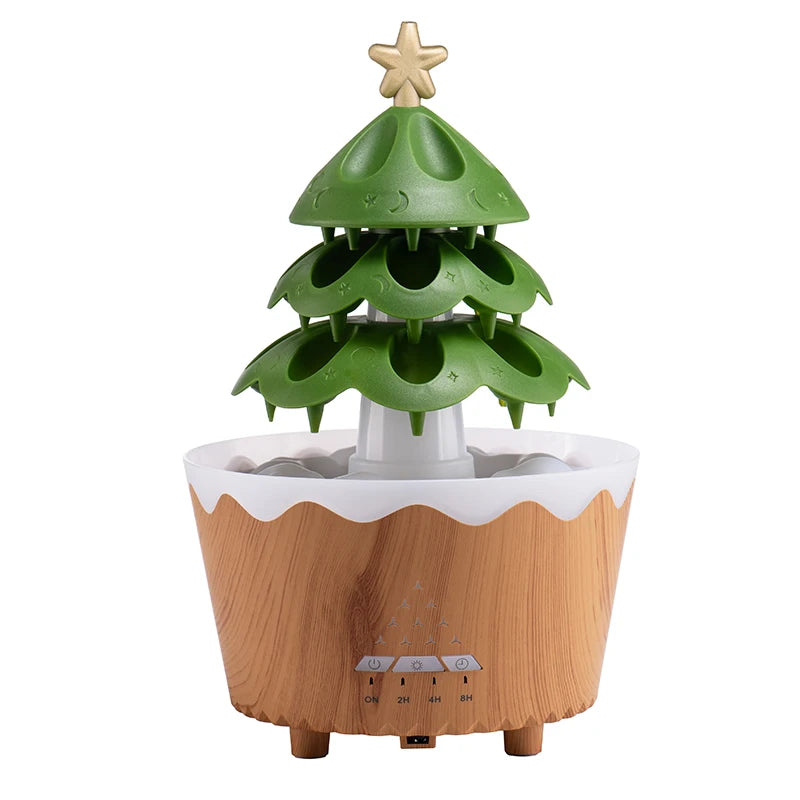 Christmas Tree Aromatherapy Diffuser Water Drip Remote Control