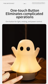 Cute Ghost Ultrasonic Air Humidifier with 7-Color LED