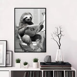 Funny Animal Bathroom Poster | Modern & Waterproof HD Wall Art