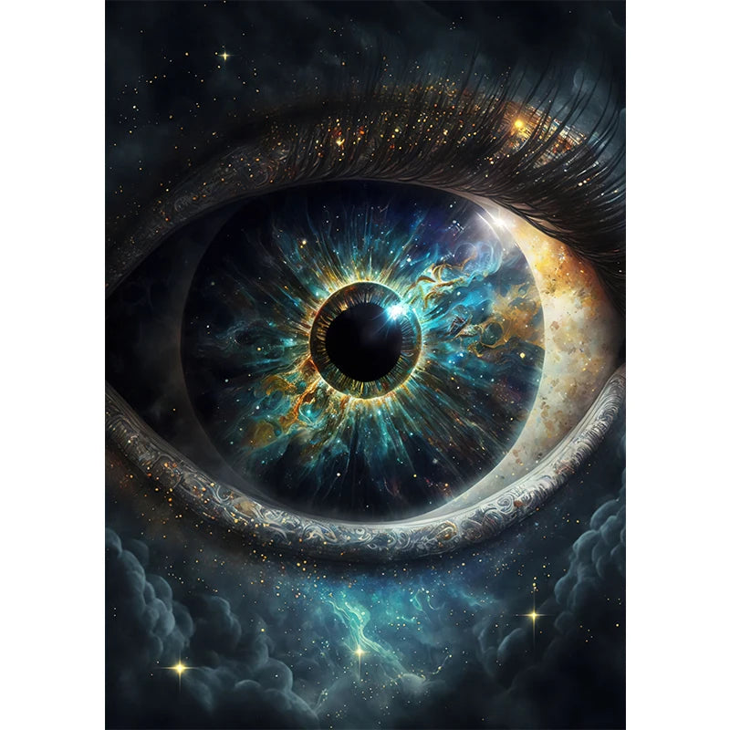 Abstract Eye Canvas Art – HD Print Poster for Modern Interiors