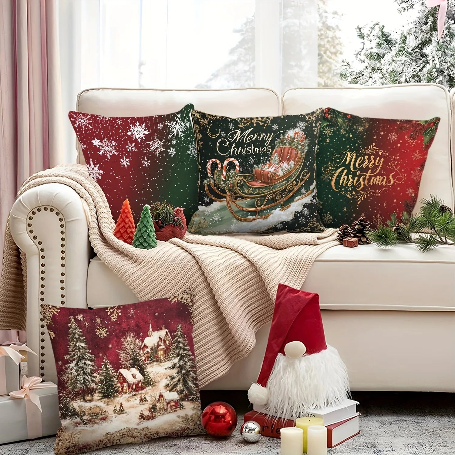 Christmas Pillow Covers: Festive Designs for a Cozy Holiday
