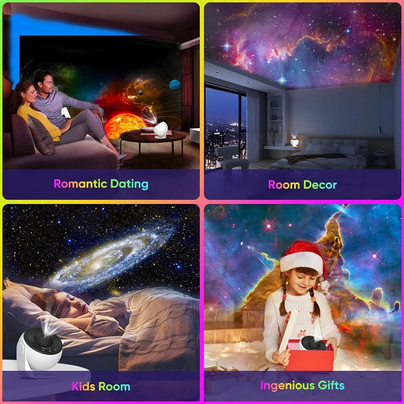 Bedroom Starry Night Projector 13-in-1 HD Galaxy Lamp