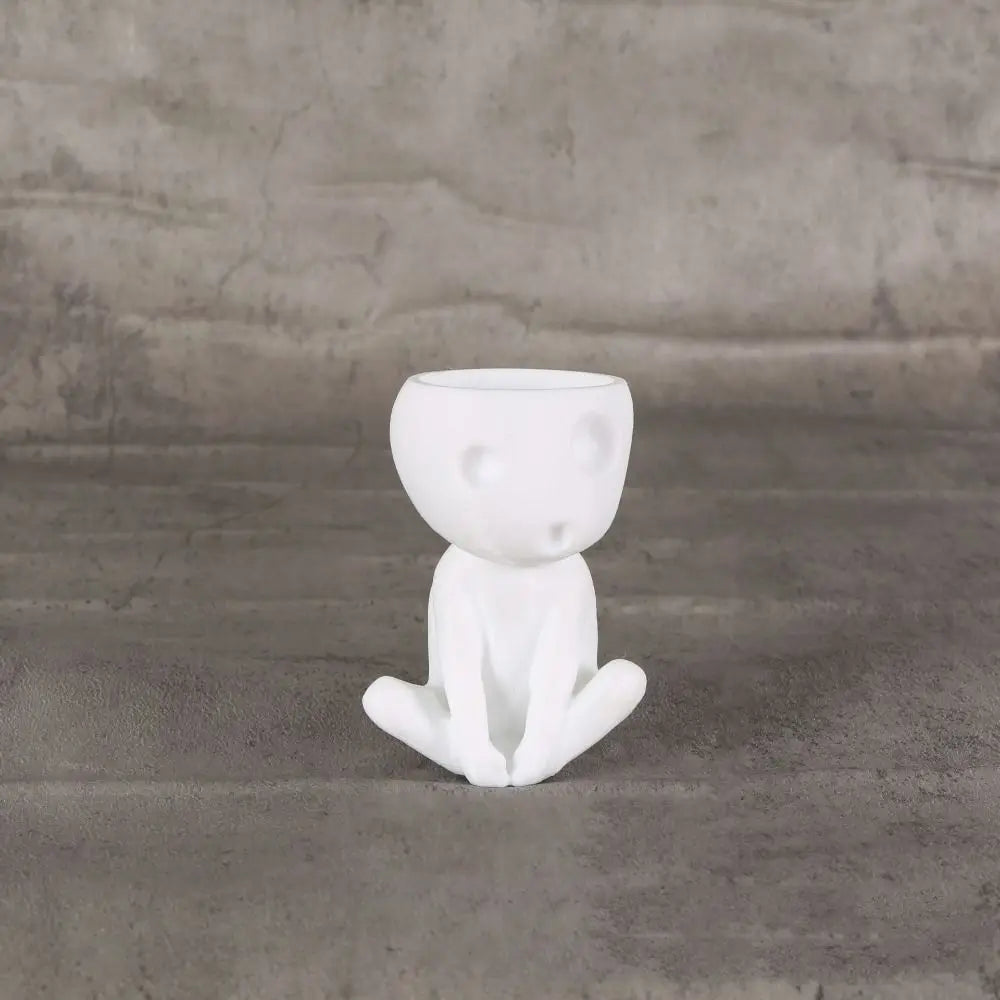 Abstract Vinyl Vase – Minimalist Flower Pot for Hydroponic Plants