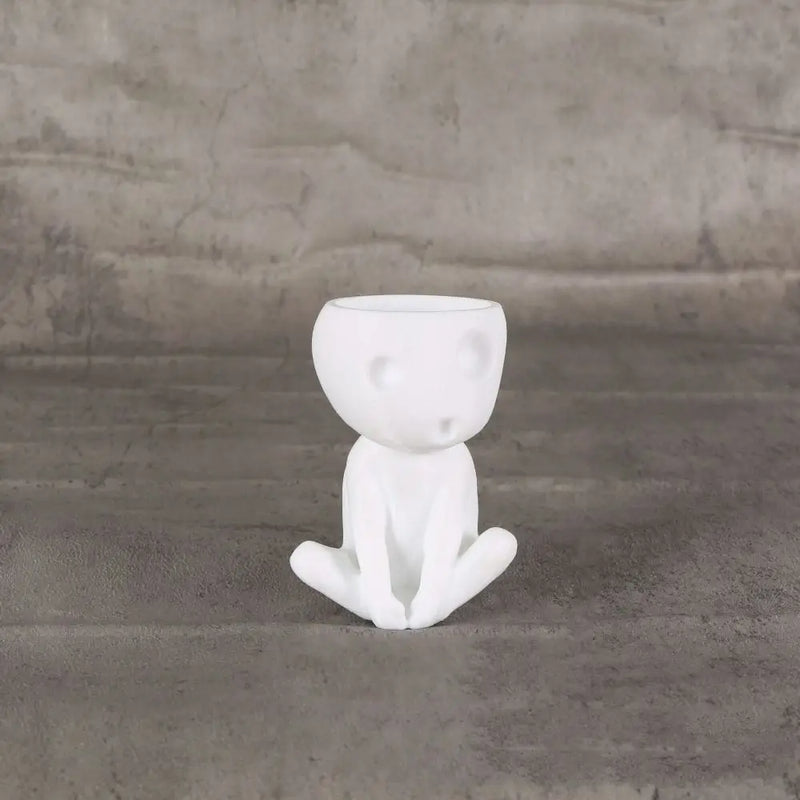 Abstract Vinyl Vase – Minimalist Flower Pot for Hydroponic Plants