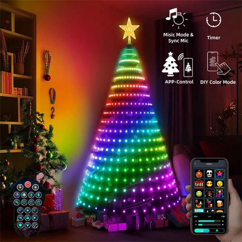 Smart LED Christmas Tree Lights
