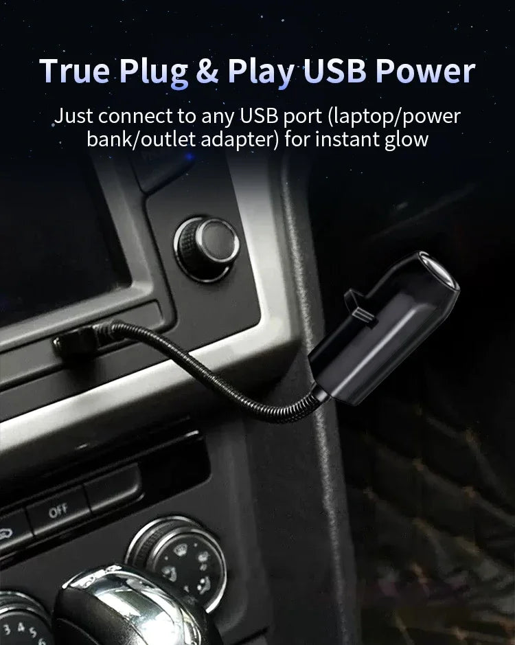 USB Ghost and Skull Rotating Projector Halloween Lamp