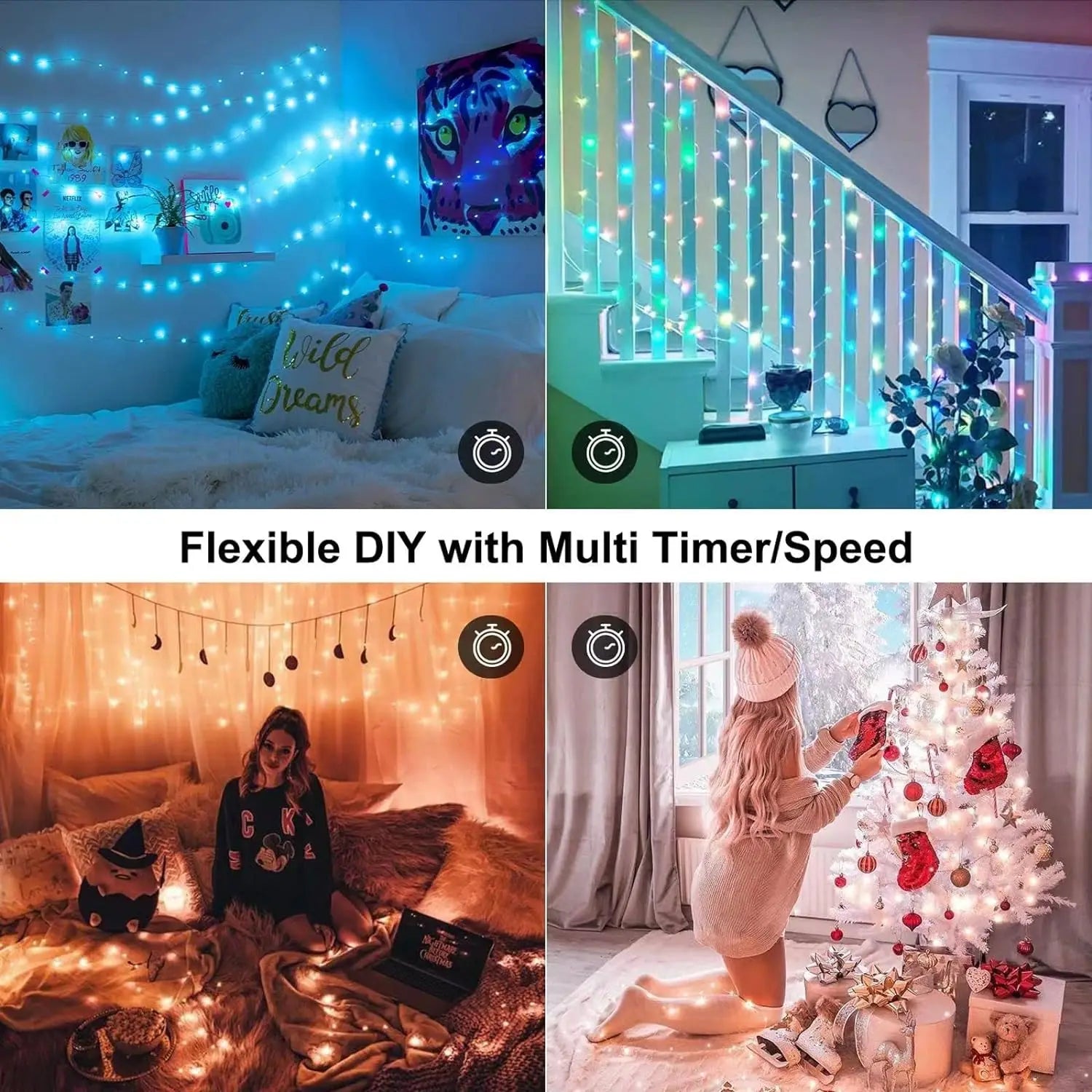 Smart  LED String Light  Multicolor Bluetooth Magic Musical