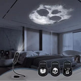 Rotating LED Halloween Night Light for Bedroom or Home