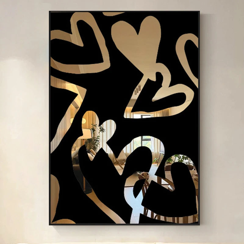 Nordic Abstract Canvas – Framed Modern Wall Art for Creative Interiors