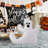 Halloween Ghost Pillow Plush Accent Cushion for Home
