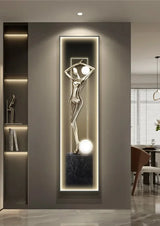 Modern Art Living Room Abstract Character Mural Lamp