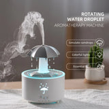 Rotating Umbrella Humidifier Water Drop Mute Air Desktop