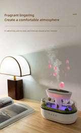 Aesthetic Cloud Humidifier.. LED Rain Diffuser Lamp