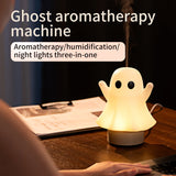 Cute Ghost Ultrasonic Air Humidifier with 7-Color LED