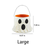 Spooky Chic Ghost Bucket | Resin Candy Bowl, Vase & Halloween Planter